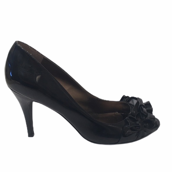 Preview International Ruffle Peep Toe Pump - Picture 1 of 6